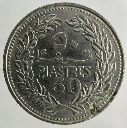 1969 Lebanon 50 Piastres Coin | Very High Grade