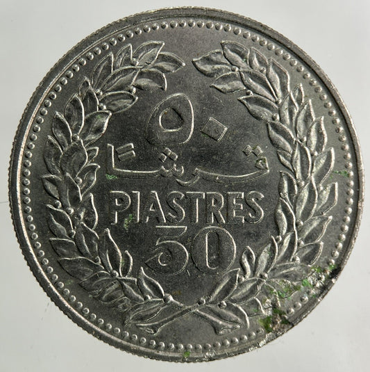 1969 Lebanon 50 Piastres Coin | Very High Grade