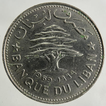1969 Lebanon 50 Piastres Coin | Very High Grade