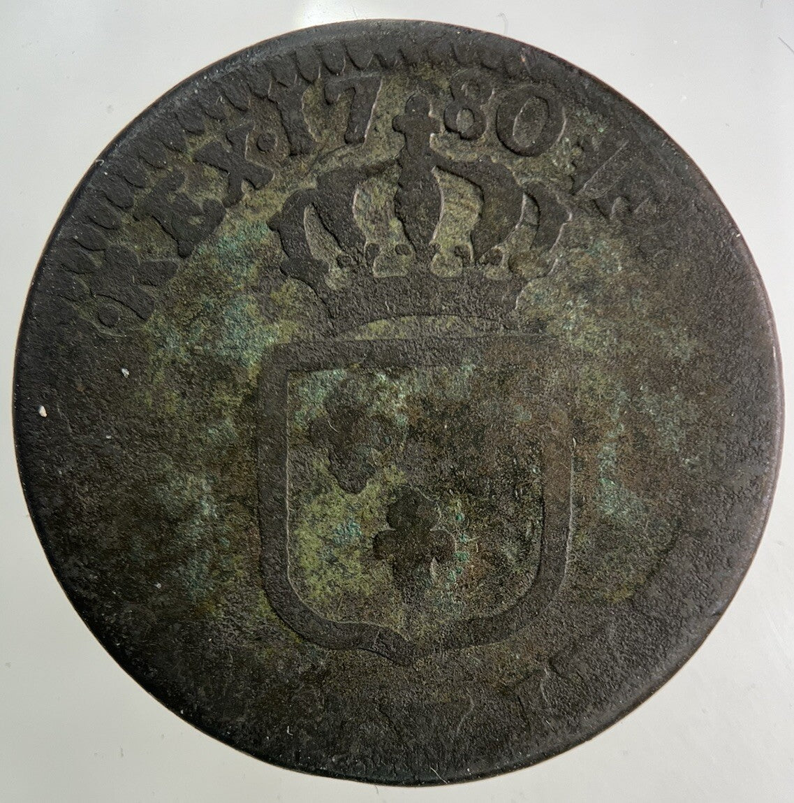 1780 France 1 Sol Coin | Collectable Grade