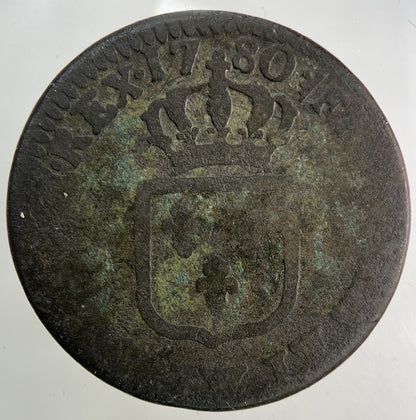 1780 France 1 Sol Coin | Collectable Grade