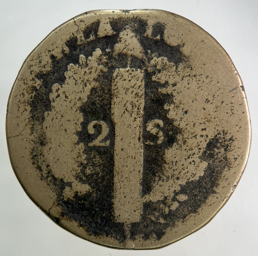1793 France 2 Sol Coin | Collectable Grade