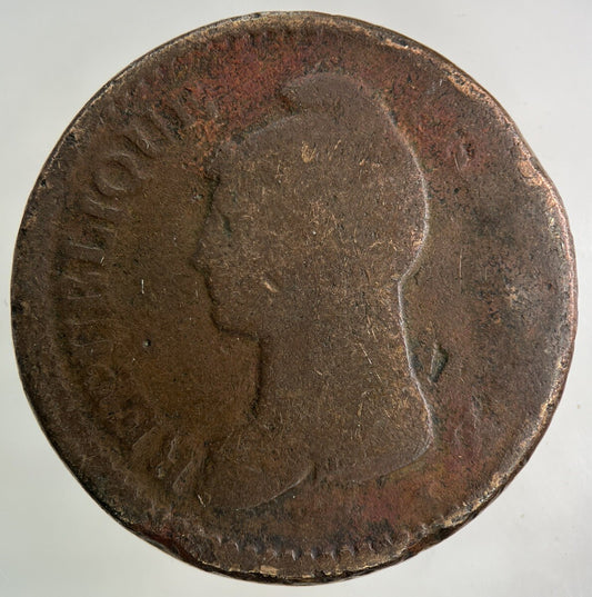 France Un Decime L’an 8 Coin | Collectable Grade