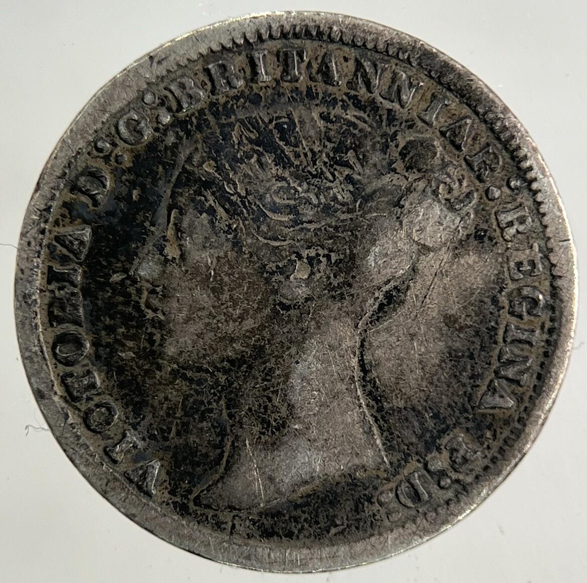 1875 Victoria Threepence Silver Coin | Collectable Grade