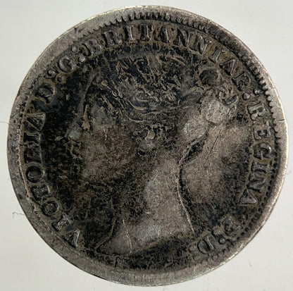 1875 Victoria Threepence Silver Coin | Collectable Grade