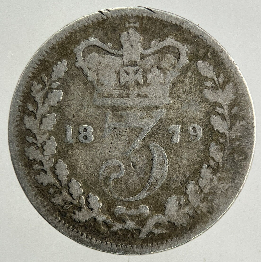 1879 Victoria Threepence Silver Coin | Collectable Grade