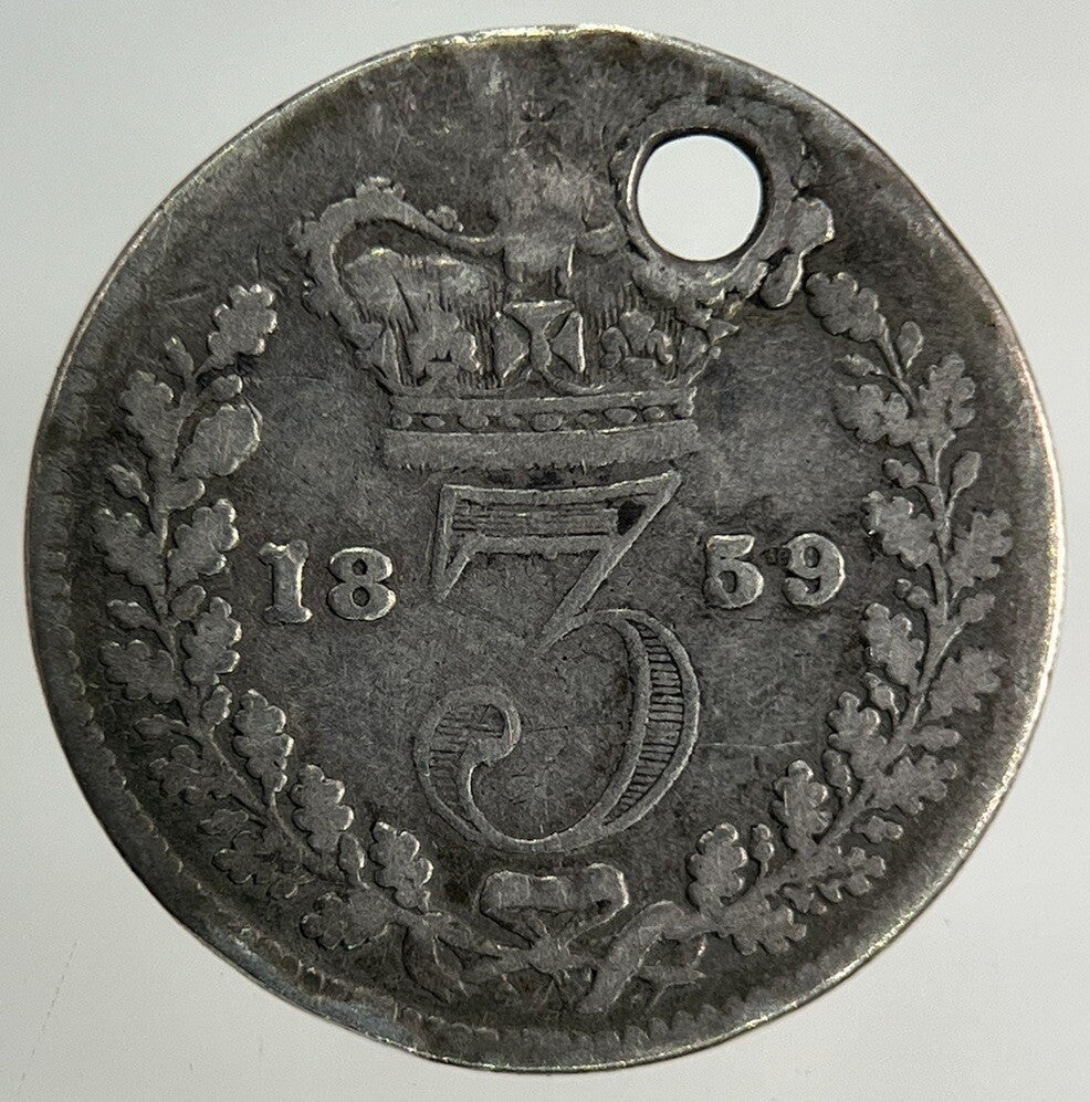 1859 Victoria Threepence Silver Coin | Collectable Grade