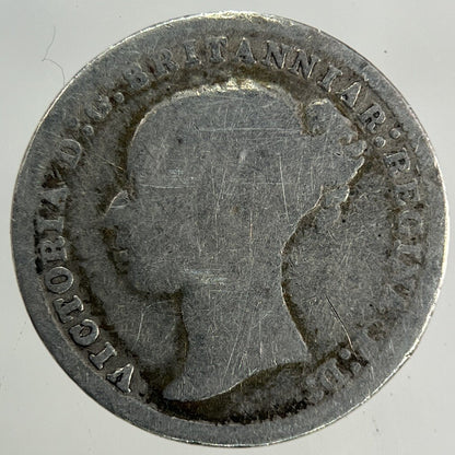 1875 Victoria Threepence Silver Coin | Collectable Grade