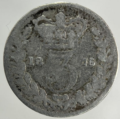 1875 Victoria Threepence Silver Coin | Collectable Grade