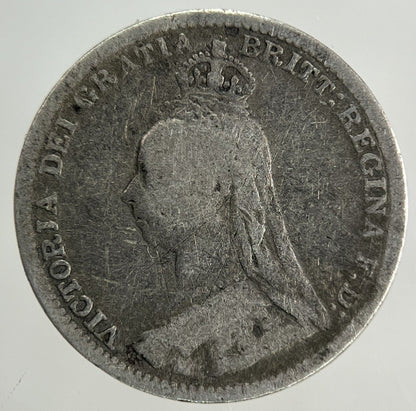 1891 Victoria Threepence Silver Coin | Collectable Grade