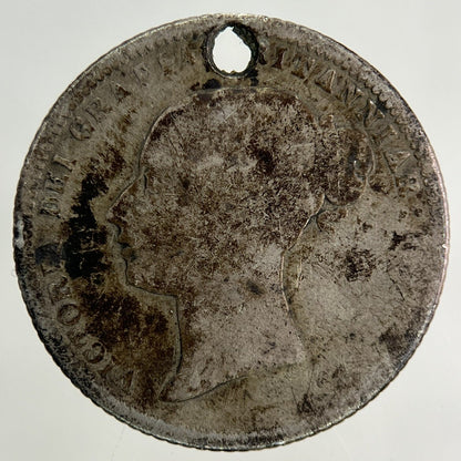 British Victoria Sixpence Silver Coin | Fair Grade