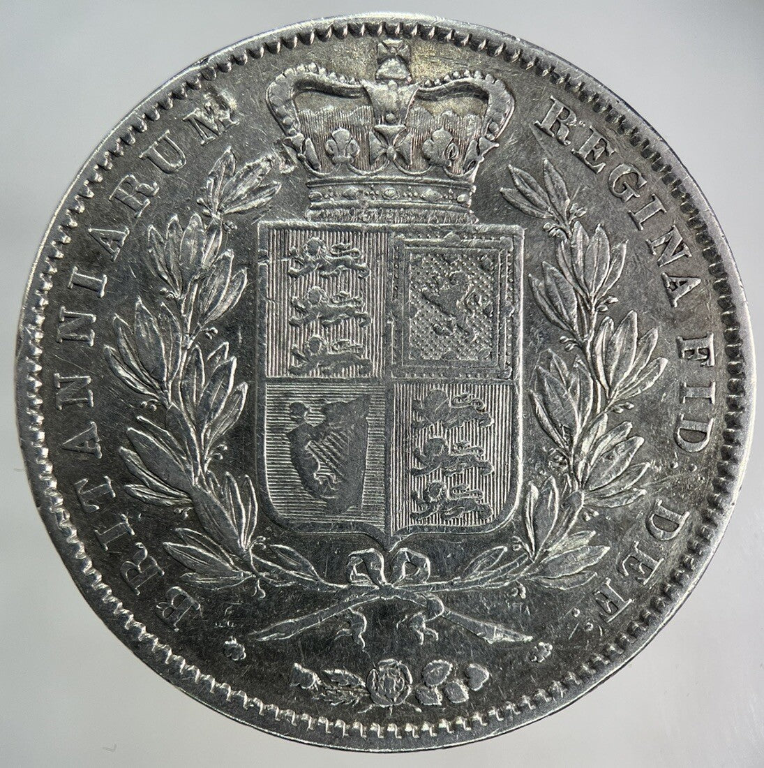 1845 Victoria Crown Silver Coin | Very High Grade