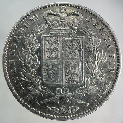 1845 Victoria Crown Silver Coin | Very High Grade