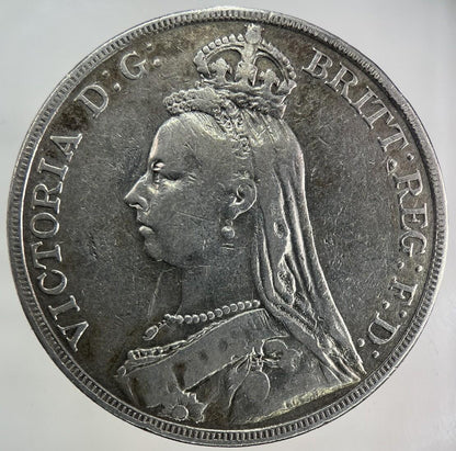 1891 Victoria Crown Silver Coin | Fine Collectable Grade