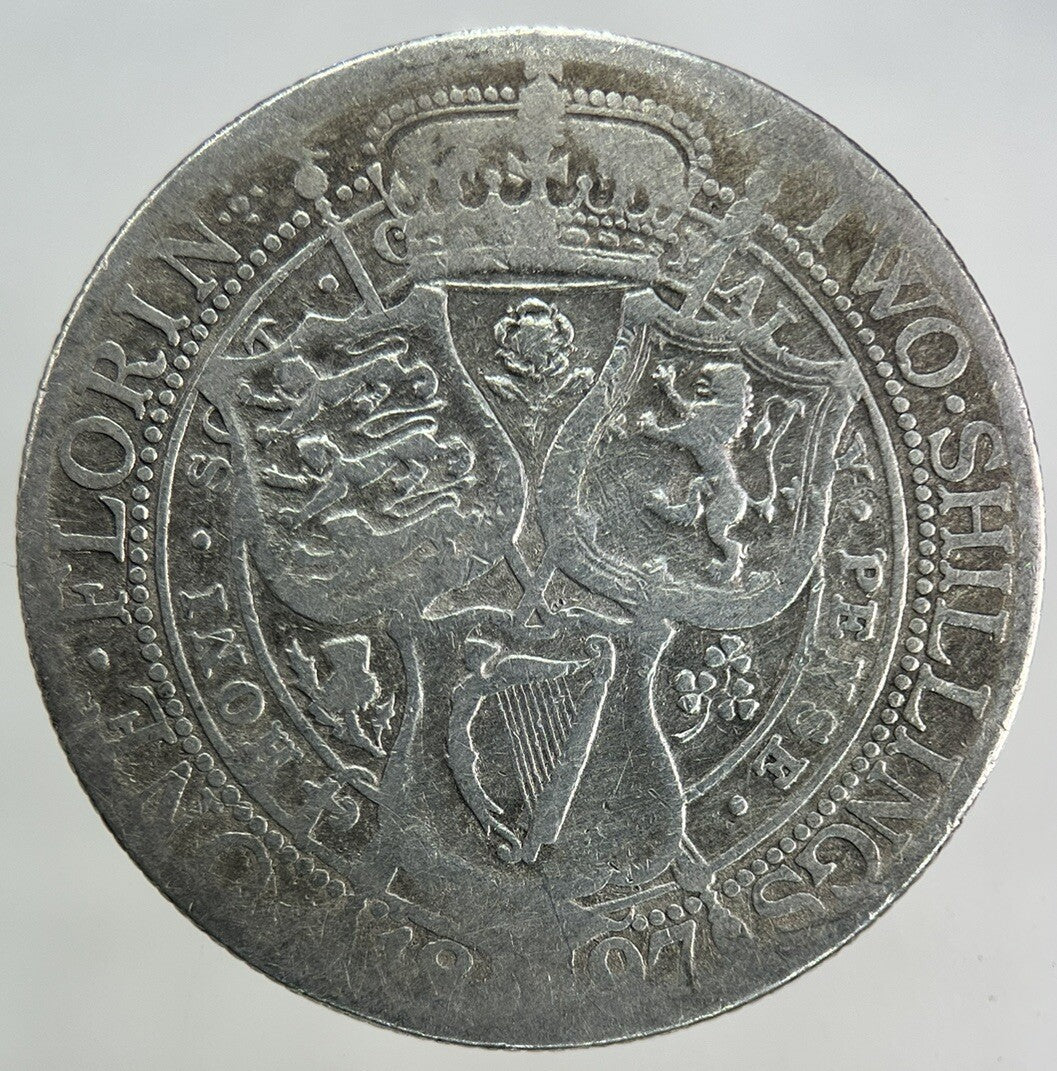 1897 Victoria Florin Silver Coin | Collectable Grade