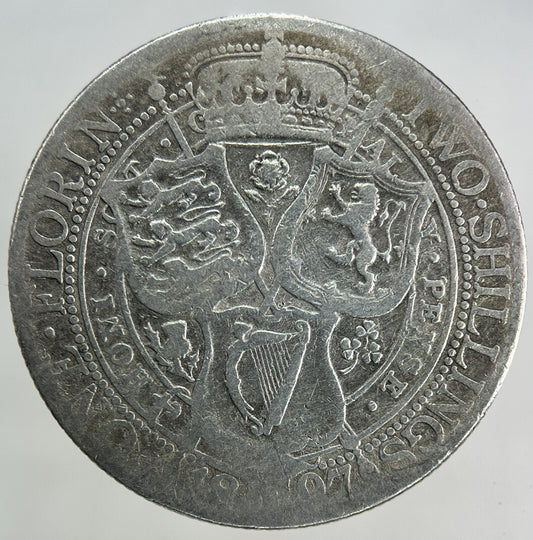 1897 Victoria Florin Silver Coin | Collectable Grade