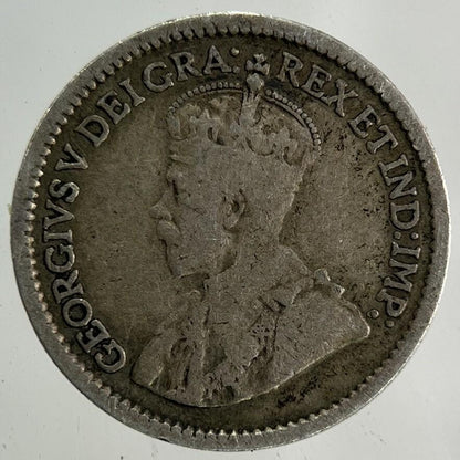 1914 Canada 5 Cents Silver Coin | Fine Collectable Grade