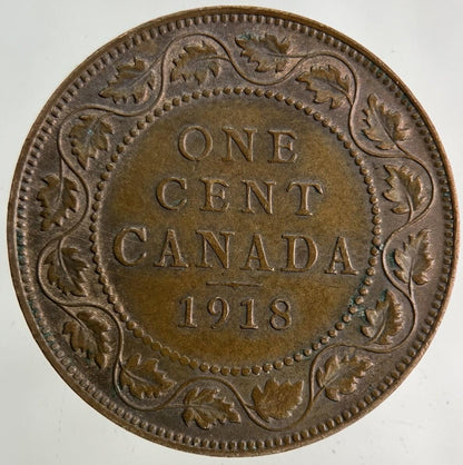 1918 Canada One Cent Coin | Very High Grade