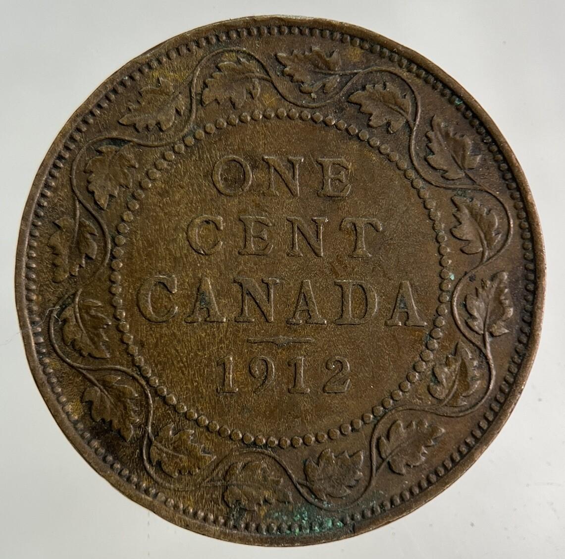 1912 Canada One Cent Coin | Fine Collectable Grade