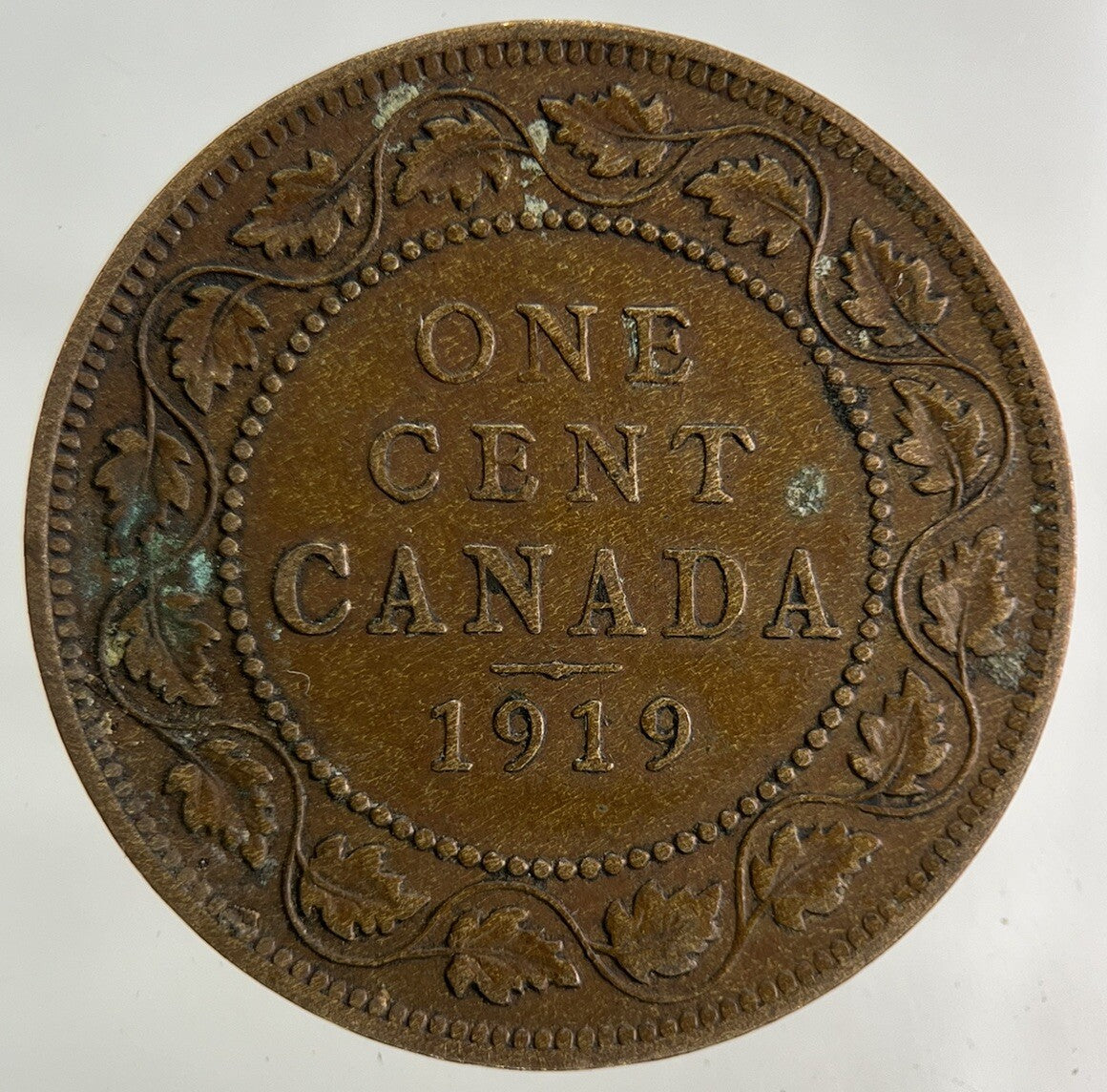 1919 Canada One Cent Coin | Fine Collectable Grade