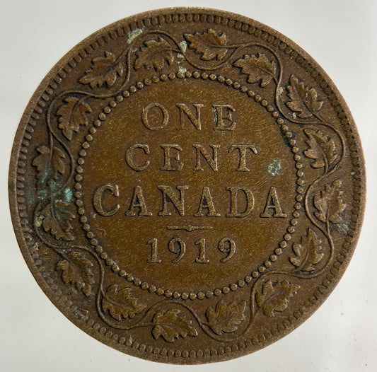 1919 Canada One Cent Coin | Fine Collectable Grade