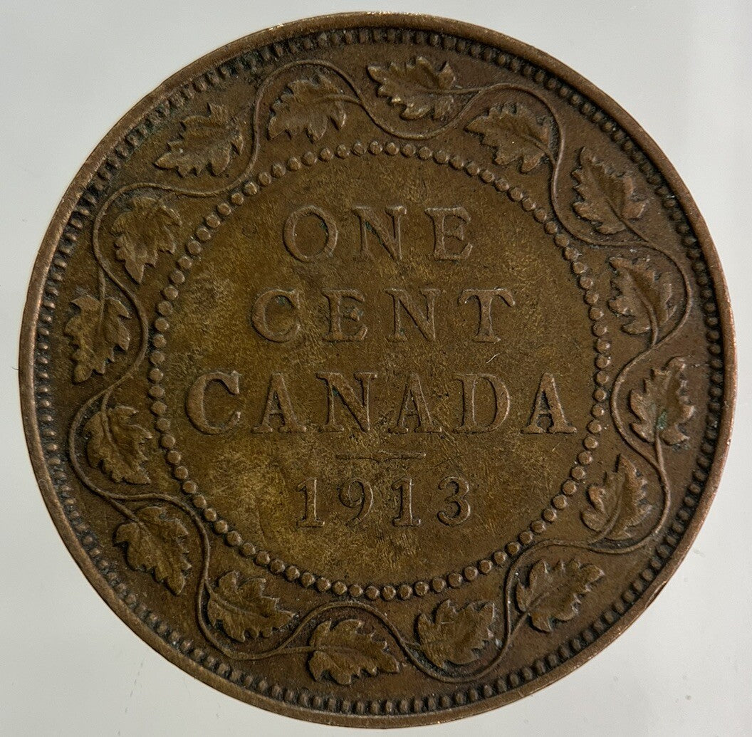 1913 Canada One Cent Coin | Fine Collectable Grade