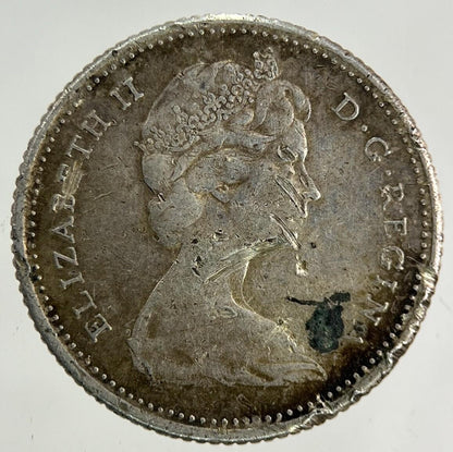 1965 Canada 10 Cents Silver Coin | Fine Collectable Grade