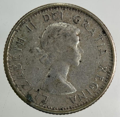 1961 Canada 10 Cents Silver Coin | Fine Collectable Grade