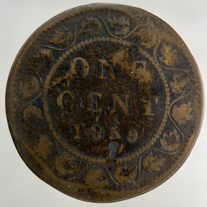 1859 Canada One Cent Coin | Fair Grade