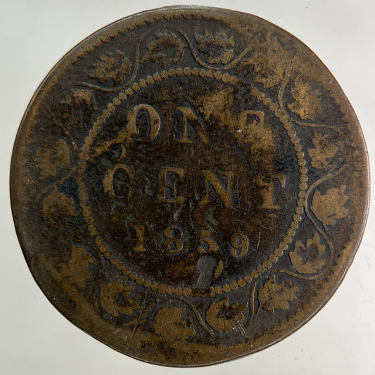 1859 Canada One Cent Coin | Fair Grade