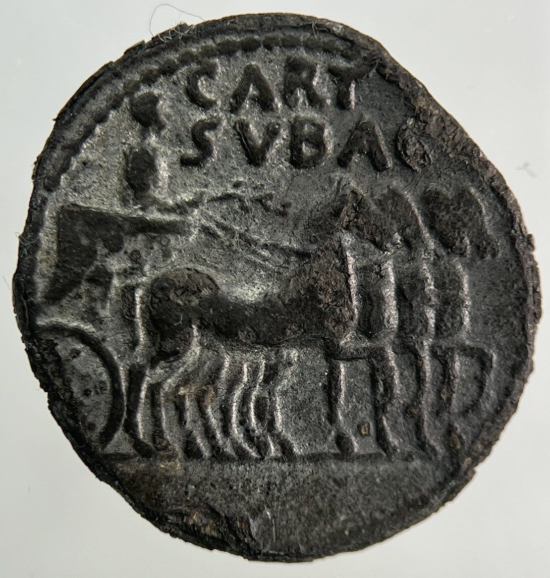 Ancient Roman Chariot Silver Denarius Coin | Collectable Grade