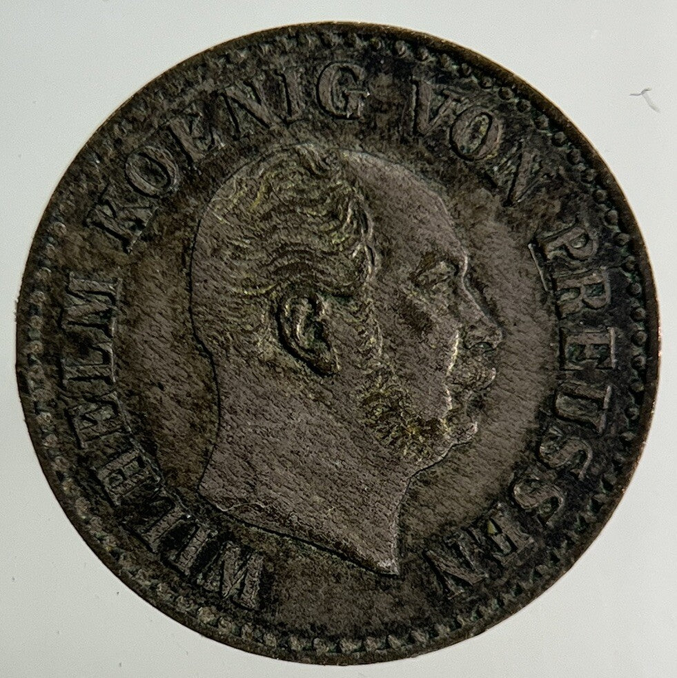1863 Germany 1/2 Half Groschen Silver Coin | Very High Grade