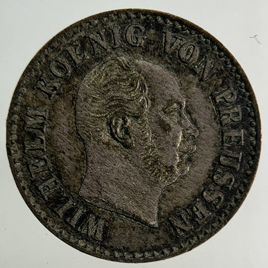1863 Germany 1/2 Half Groschen Silver Coin | Very High Grade