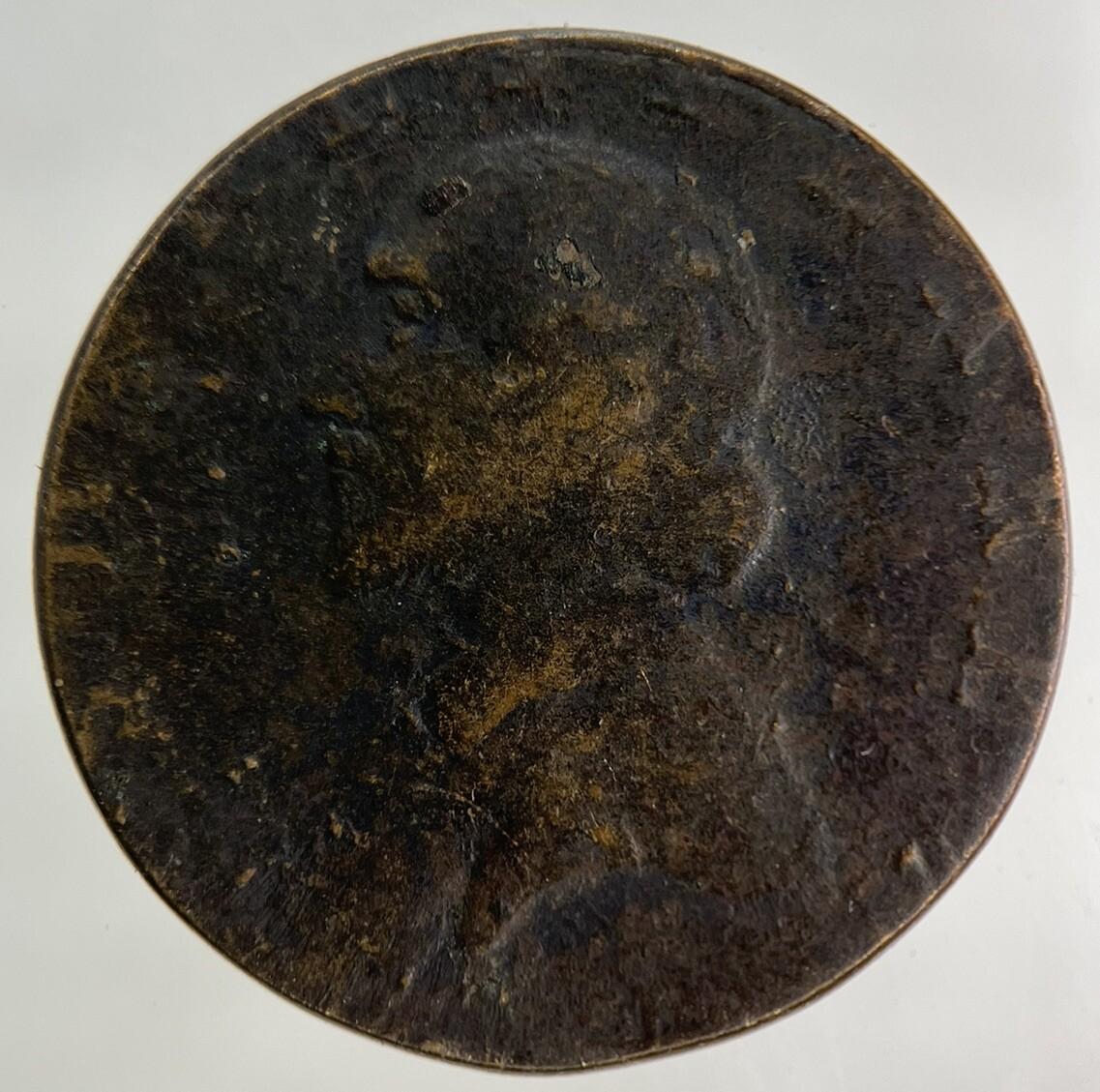 1792 Irish Shakespeare Half-Penny Token Coin | Fine Collectable Grade