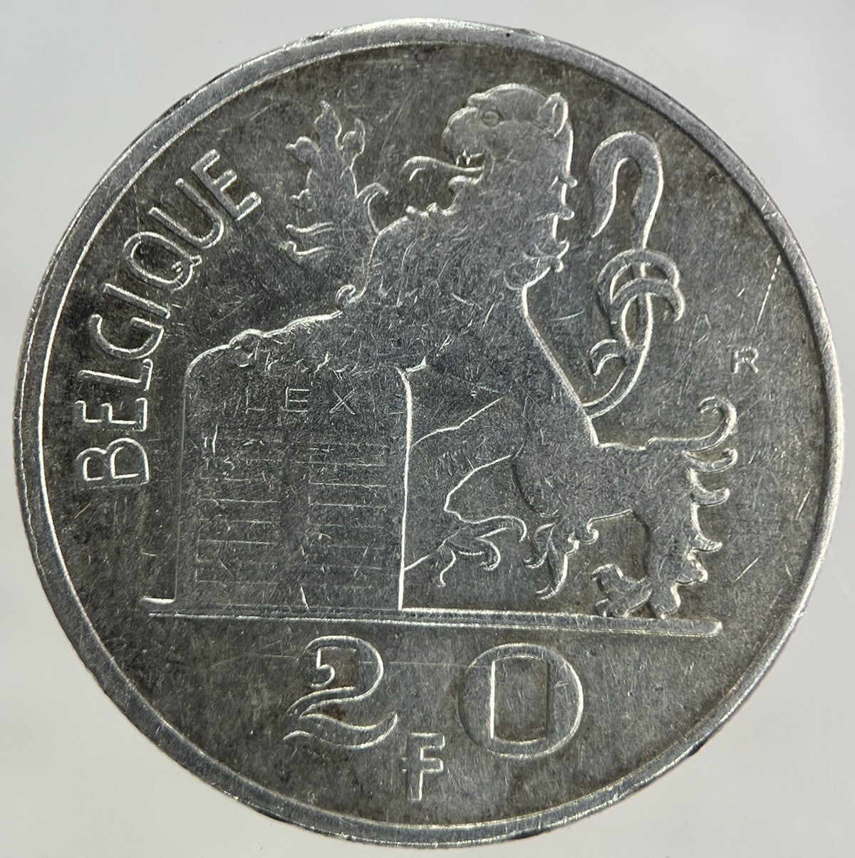1949 Belgium 20 Francs Silver Coin | Fine Collectable Grade