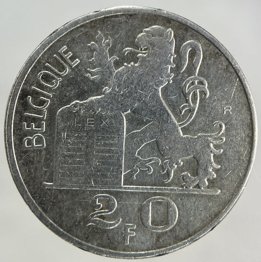 1949 Belgium 20 Francs Silver Coin | Fine Collectable Grade