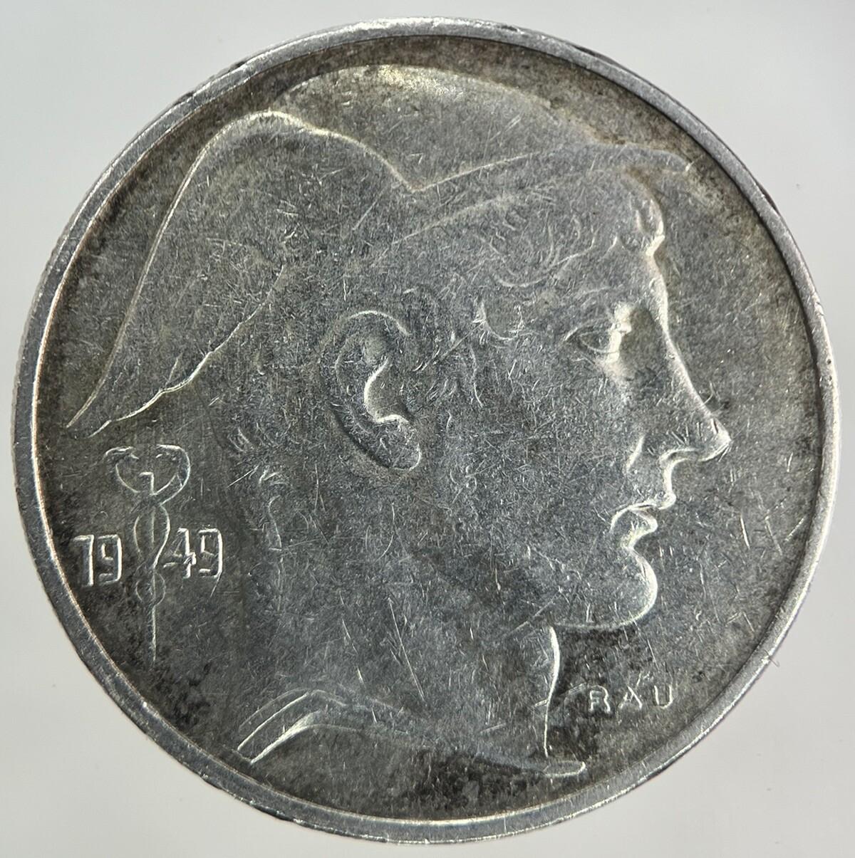 1949 Belgium 20 Francs Silver Coin | Fine Collectable Grade