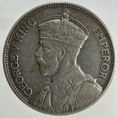 1935 New Zealand Florin Silver Coin | Very High Grade