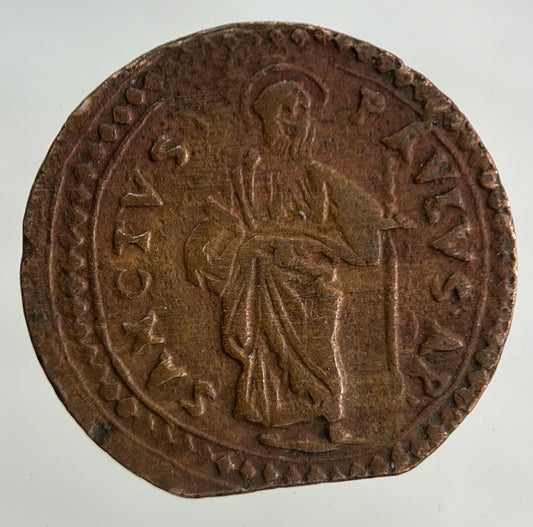 1655-1677 Italy Papal States 1 Quattrino Coin | Fine Collectable Grade