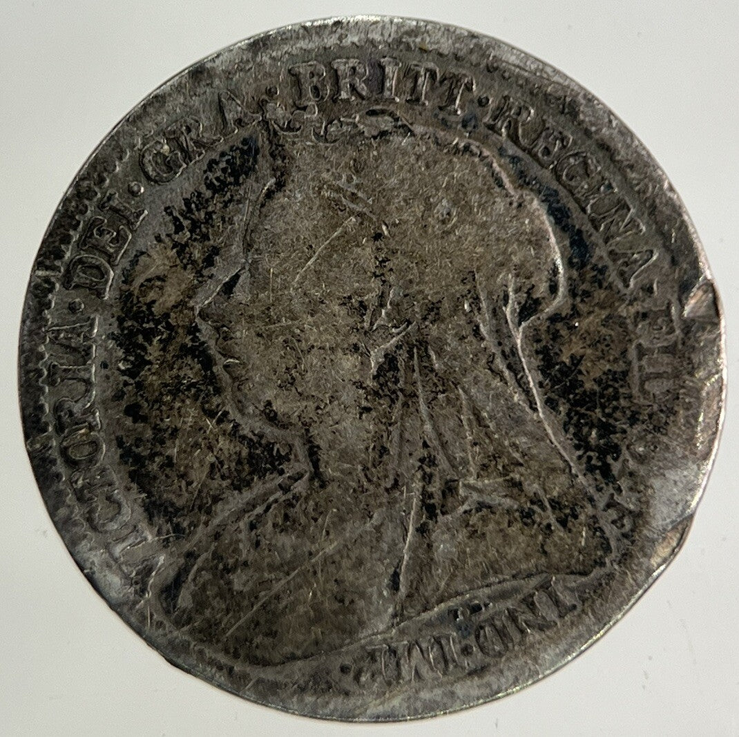 1901 Victoria Threepence Silver Coin | Collectable Grade