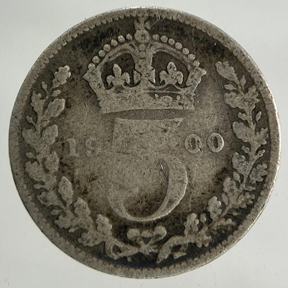 1900 Victoria Threepence Silver Coin | Collectable Grade