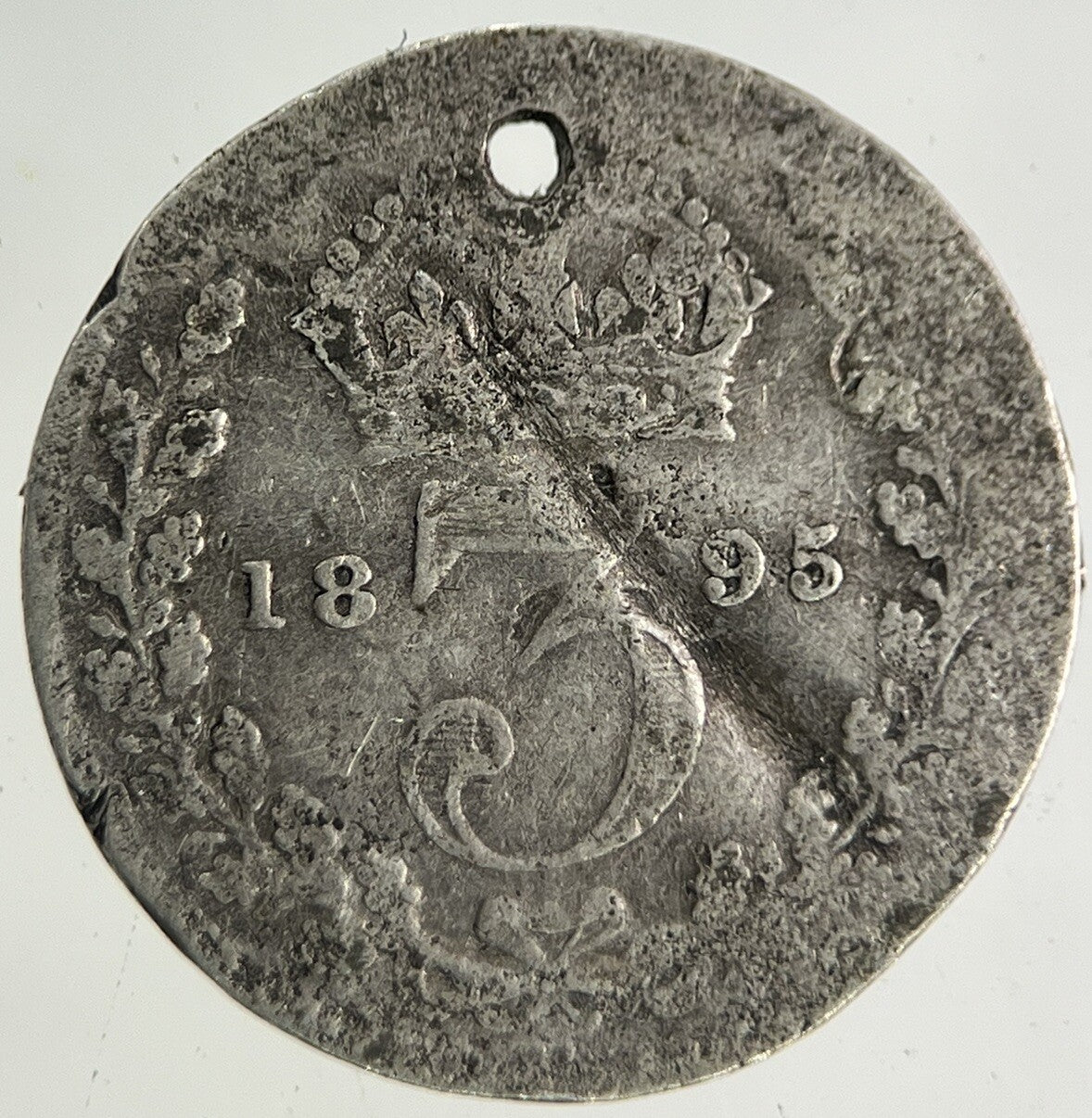 1895 Victoria Threepence Silver Coin | Collectable Grade