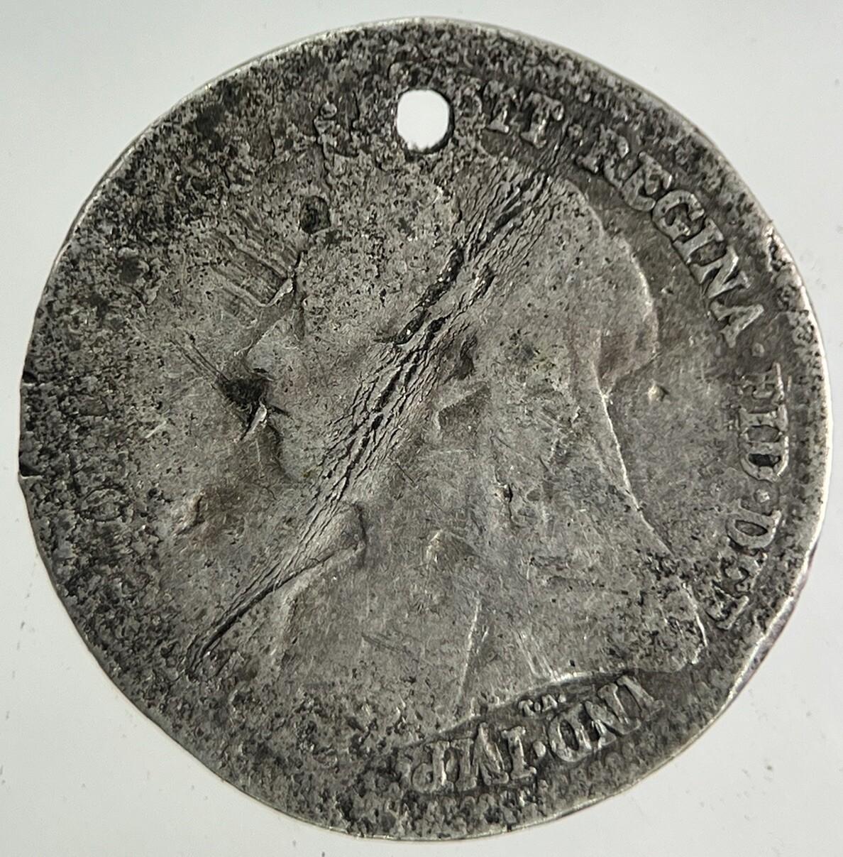 1895 Victoria Threepence Silver Coin | Collectable Grade