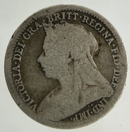 1900 Victoria Threepence Silver Coin | Collectable Grade