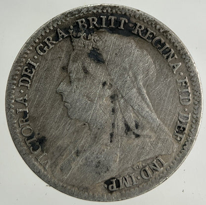 1901 Victoria Threepence Silver Coin | Collectable Grade