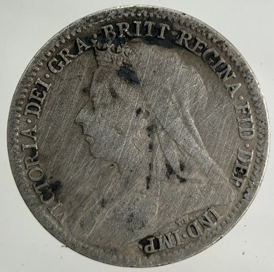 1901 Victoria Threepence Silver Coin | Collectable Grade