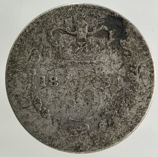 1864 Victoria Threepence Silver Coin | Collectable Grade