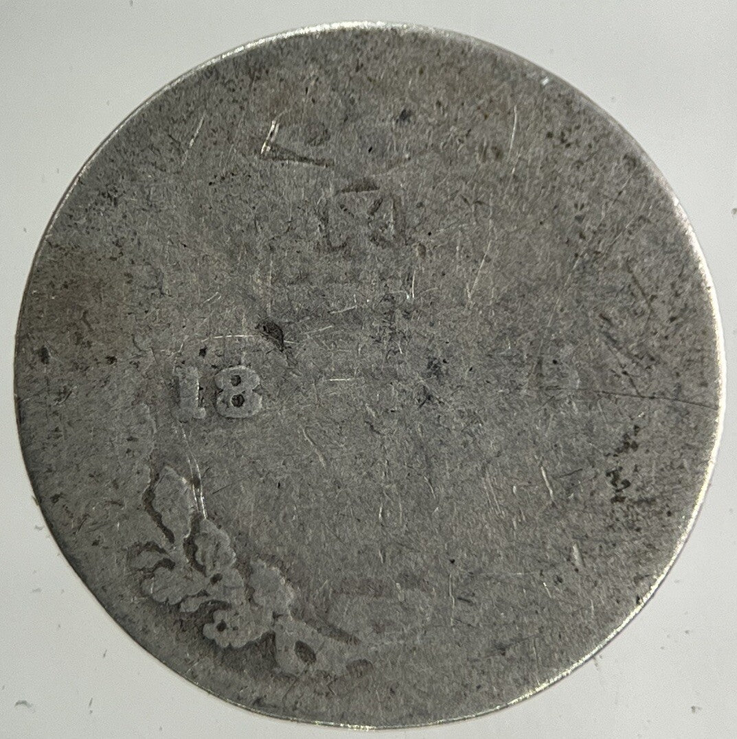 1875 Victoria Threepence Silver Coin | Fair Grade