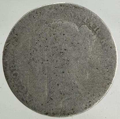 1875 Victoria Threepence Silver Coin | Fair Grade