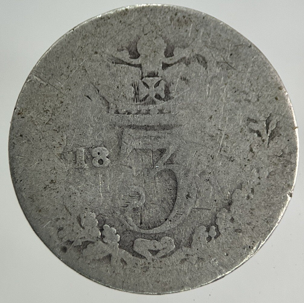 British Victoria Threepence Silver Coin | Fair Grade